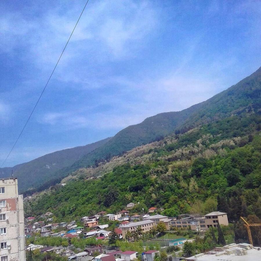 Гагринское Гнездышко Gagra Exterior foto